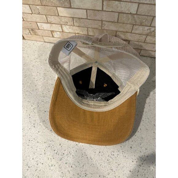 Chevrolet Trucker Logo Hat Brown, Canvas - Picture 6 of 6